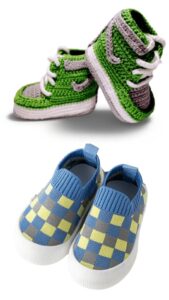 premium crochet baby footwear